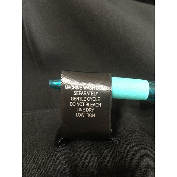 NWT Flirtations Size 15 Young Contemporary Black Slacks Front Slip Pockets - Picture 4 of 6